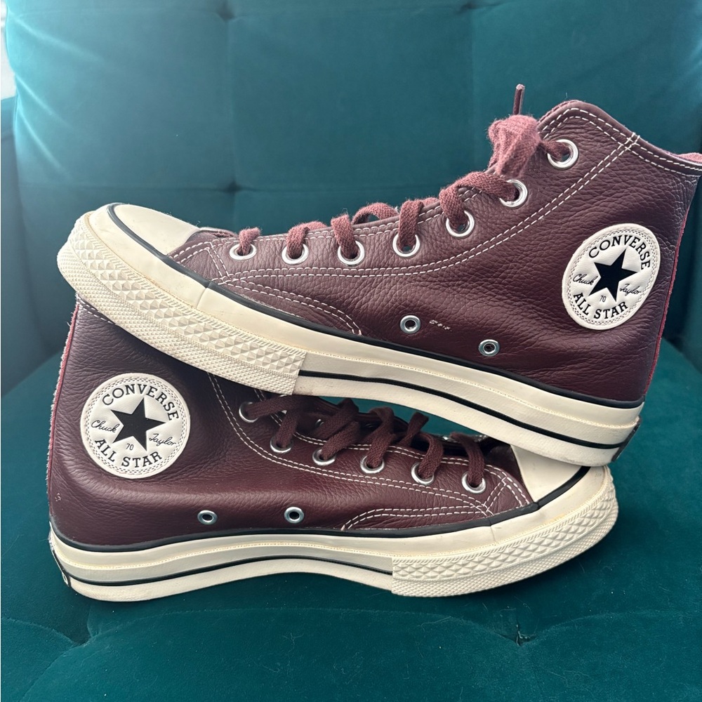 Converse Chuck 70 High Top El Dorado Sneaker Brown Leather - Picture 6 of 6